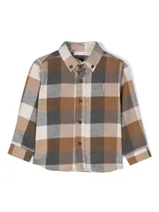 Рубашка в клетку Patachou, нейтральный