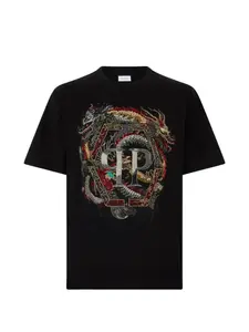 Футболка с круглым вырезом Philipp Plein, черный