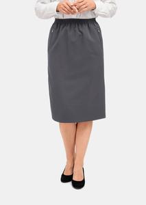 Юбка до колена GOLDNER Reiseschlupf, темно серый