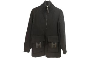 Трикотаж женский черный Hermes