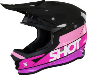 Шлем для мотокросса Shot furious story, Black/Pink