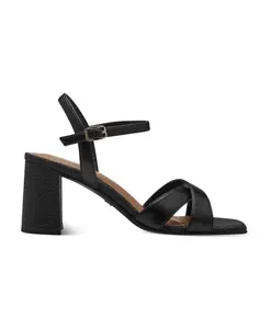 Элегантные женские сандалии на плоской подошве. Tamaris, черный