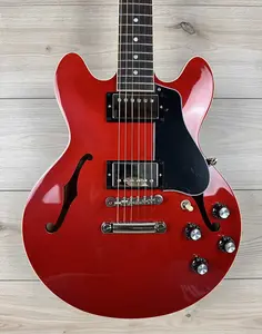 Электрогитара Gibson ES-339 полузакрытого типа - Вишня #218