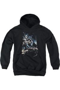 Батмен в капюшоне / худи с капюшоном молодежное Gildan, черный