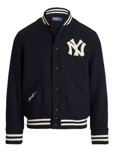 Куртка Yankees с полосатым низом Polo Ralph Lauren, синий