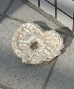 Резинка для волос с вязаным мотивом Goldy, цвет Light Gold