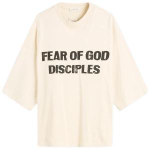 Футболка с надписью «Ученик» Fear Of God, Oat