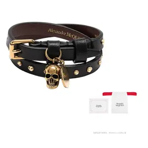 Браслет с молотковыми шпильками двойного обвития Alexander McQueen