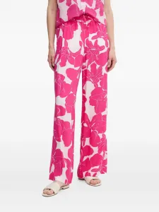 Брюки с цветочным принтом Marc Aurel, розовый