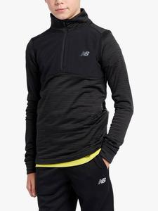 Детская флисовая кофта с молнией Heat Grid New Balance, Nb Caviar