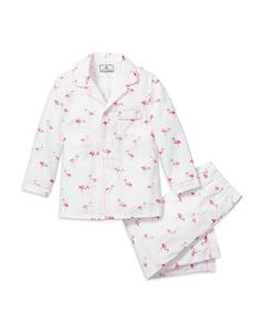 Пижамный комплект с миниатюрными шлейфами для девочек «Фламинго» — для малышей, маленьких детей, больших детей Petite Plume, розовый