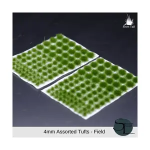 Поле — различный макет (4 мм), Short Self-Adhesive Tufts (4mm)
