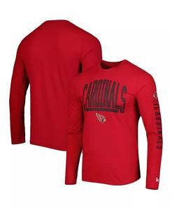 Мужская футболка с длинным рукавом Cardinal Arizona Cardinals Joint Authentic Home Stadium New Era