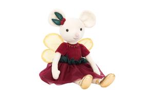 Коллекция лесных животных плюшевая кукла Sugar Plum Fairy Mouse высота 34см/25см JELLYCAT