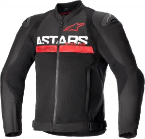 Текстильная мотоциклетная куртка Alpinestars SMX Air Perforated, черно-красная, 3-black/red