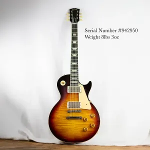 Изготовленная на заказ Gibson 59 Les Paul Standard Southern Fade Sunburst VOS