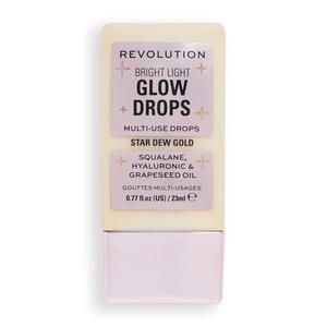 Бронзер bright light blush drops pink rosie Revolution, golden star dew, объем 23 мл