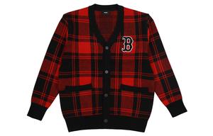 Свитер унисекс красный MLB