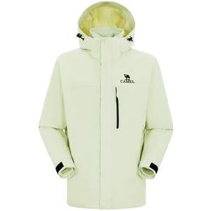 Ветро- и водонепроницаемая унисекс флисовая подкладка ветровка CAMEL 3 в 1, цвет Phantom Black/Moon White