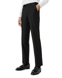 Элегантные классические брюки Essential David Line Slim Fit Tuxedo Pants Emporio Armani, черный