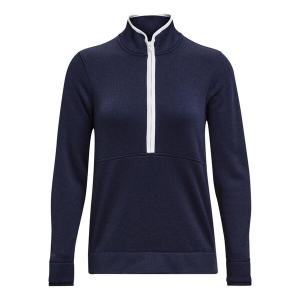 Толстовка storm sweater fleece half zip sweater fleece 'navy blue' Under Armour, синий