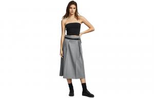 Женская повседневная длинная юбка ELLE, серый