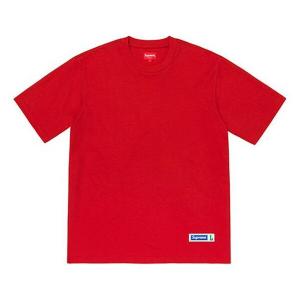 Футболка ss19 athletic label tee sports short sleeve red Supreme, красный