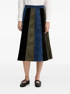 Юбка с лоскутными вставками Desigual, черный