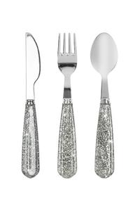 Набор из 3 детских столовых приборов SPARKLY CUTLERY Konges Sløjd, синий