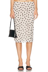 Юбка Carla Lpa, Cream And Black Dot