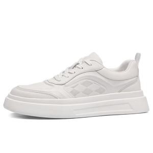 Нескользящие, износостойкие, легкие, дышащие, влагоотводящие, низкие кроссовки для скейтбординга для мужчин Devanro, White