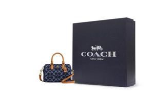 COACH Рюкзак из джисовой ткани мини женский через плечо