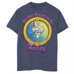 Праздничная шляпа с изображением Губки Боба и Сквидварда для мальчиков 8–20 лет, необычная футболка с кольцом Licensed Character