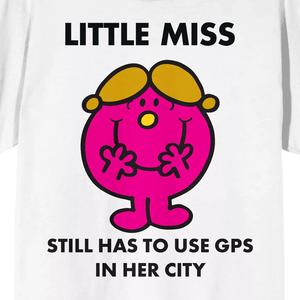 Детская футболка Mr. Man And Little Miss GPS с короткими рукавами и графическим рисунком Licensed Character
