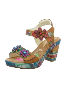 LAURA VITA Разноцветные босоножки с ремешками