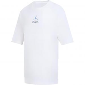 Jordan Женская футболка WJ ESSEN с приспущенными плечами и рукавами, белая