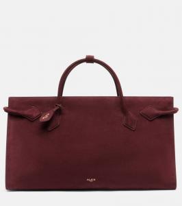 Сумка через плечо Le Teckel Large из кожи Alaïa, Rouge Grenat