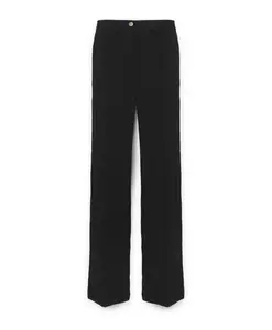 Брюки из эластичной креповой ткани. Elena Mirã², черный