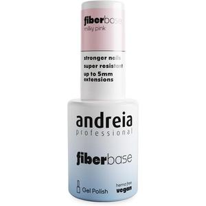 База для ногтей Professional Fiber Gel High Viscosity Builder Enriched with Synthetic Fibers Vegan and Hema Free 10.5ml Milky Pink