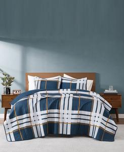 Комплект постельного белья Henry Plaid из 3 предметов, размер Full/Queen Truly Soft, Blue