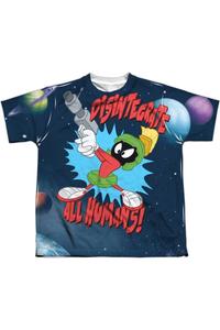 Футболка Looney Tunes с принтом Disintegrate, детская, короткий рукав Gildan, белый