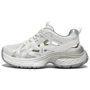 Дышащие низкие кроссовки на массивной подошве для женщин BASTO, Ecru