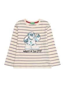 Рубашка UNITED COLORS OF BENETTON, бежевый