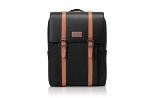 Samsonite Синтетический кожаный рюкзак из микрофибры унисекс черно-серый