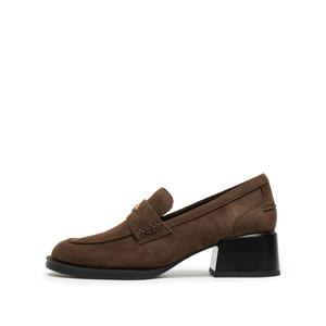 Женские лоферы черные Staccato, темно-коричневый