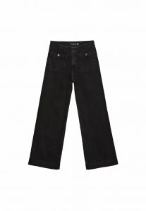 Расклешенные джинсы MINIMALIST WITH POCKETS Stradivarius, серый деним