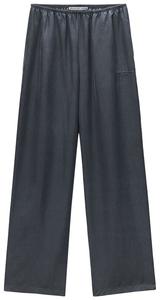 Брюки Alexander Wang с эластичным поясом и средней посадкой, серый