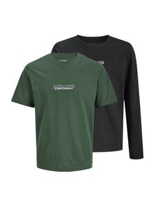 Рубашка Jack & Jones Junior JORBLEECKER, Fir/Black