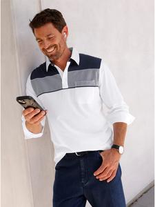 Рубашка поло с длинными рукавами белого цвета WITT WEIDEN