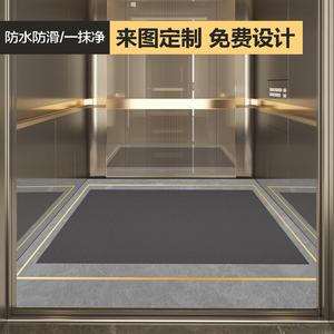 Budis Ковер 100х120 см для лифта, кожаный ПВХ, моющийся и влагостойкий, с местом для логотипа